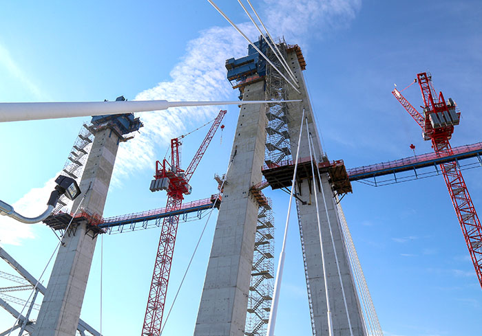 Scaffolding for Bridge Construction